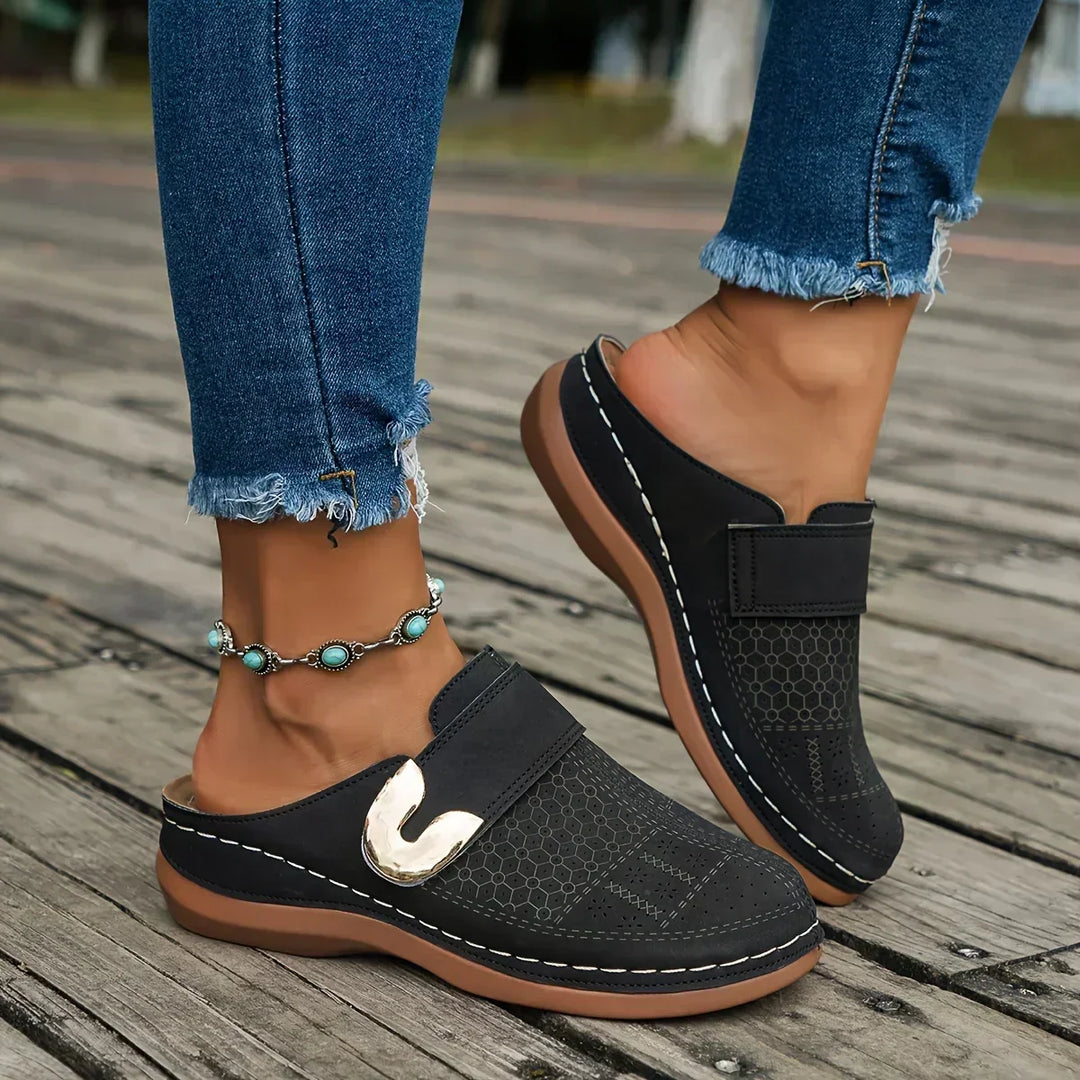 Caprielle™ Chic Supportive Wedge Sandals