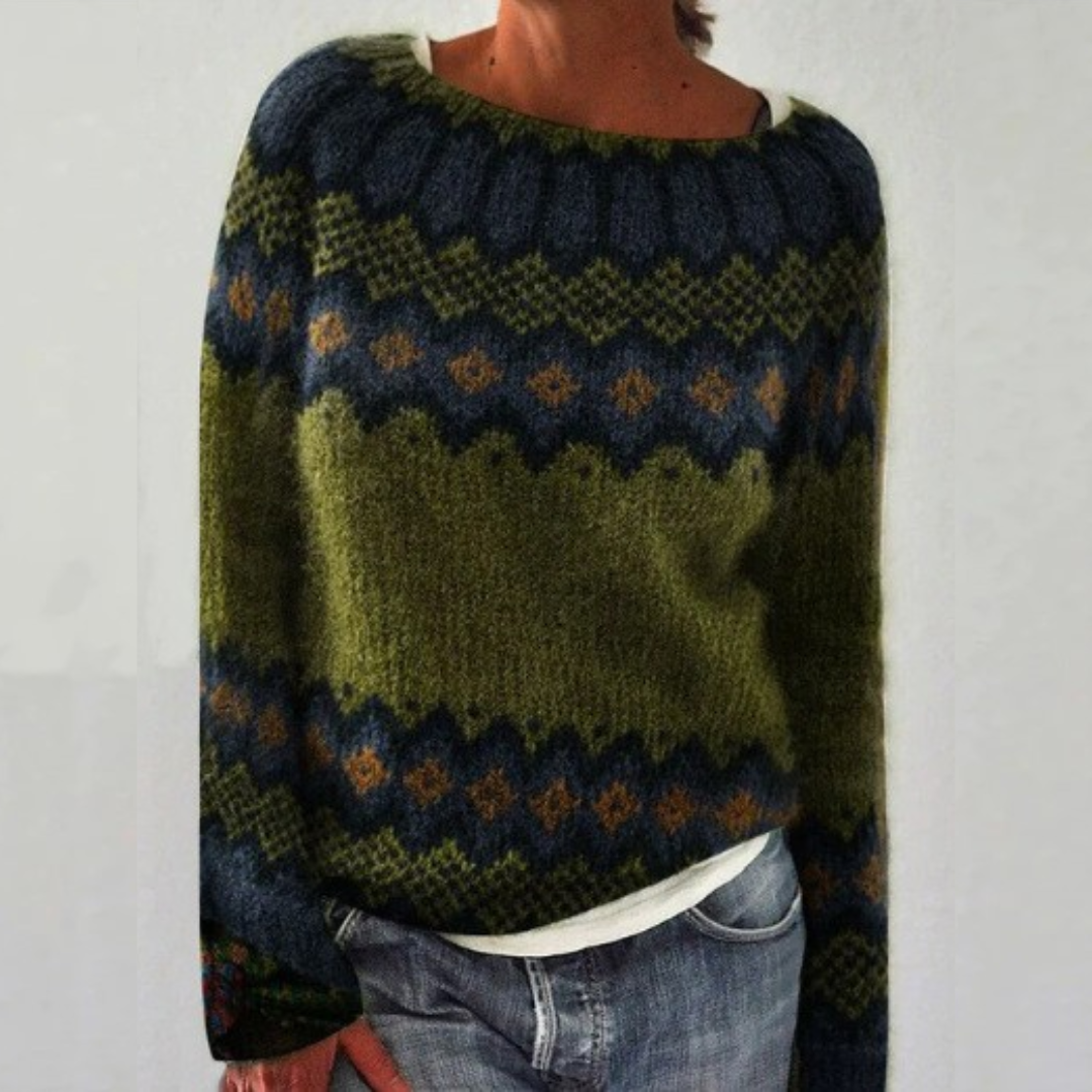 Anita | Comfortable Retro Jumper