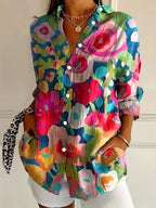 Sadie | Colourful Pattern Blouse