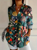 Sadie | Colourful Pattern Blouse