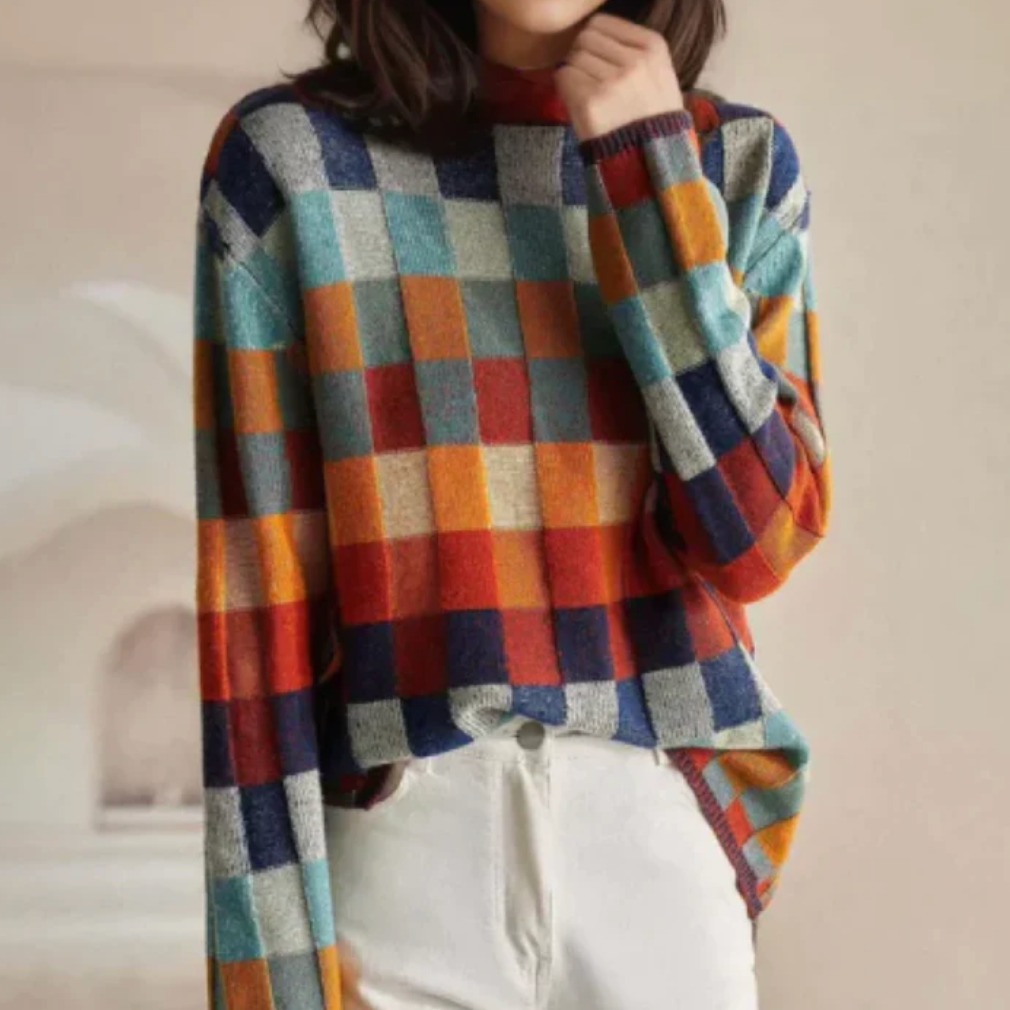 Heleen | Comfortable Retro Jumper