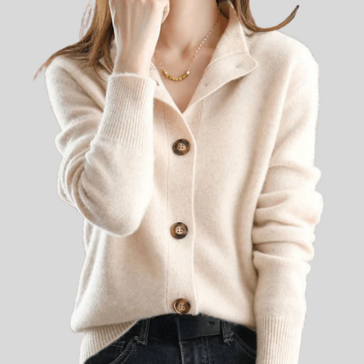 Luna | Retro Style Cashmere Gilet