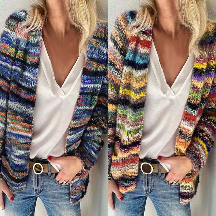 Layla™ - Super Soft Multicoloured Cardigan