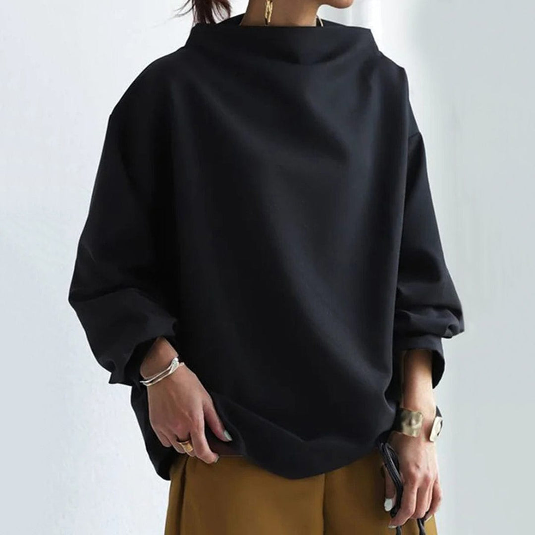 Elly | Warm Top with High Collar