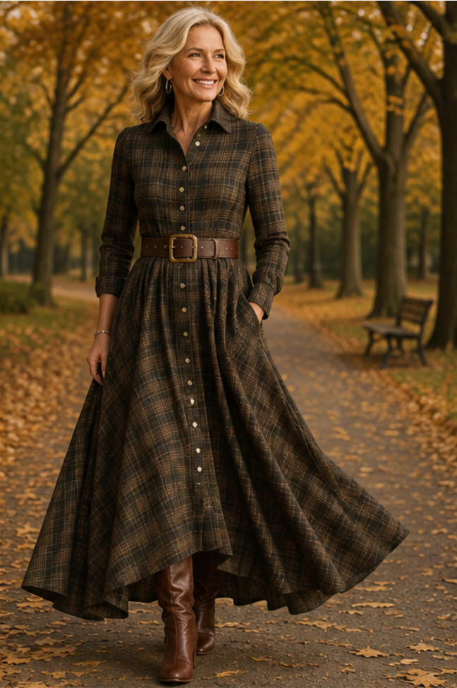 Millie | Belted Shirt Dress