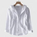 Demi | Elegant Hooded Blouse