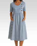 Isolde | Slimming Midi Dress
