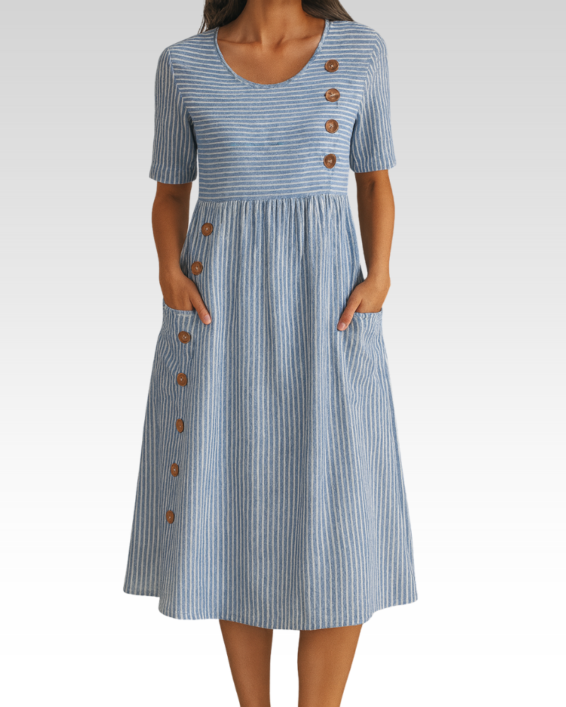 Isolde | Slimming Midi Dress
