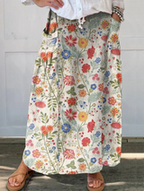 Charlotte | Lightweight Printed Skirt