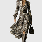 Zara | Diamond Print Dress