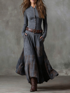 Michelle | Belted Suede Dress