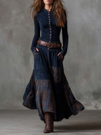 Michelle | Belted Suede Dress