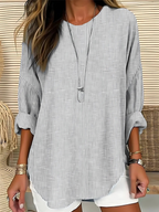Rhea | Trendy Striped Blouse