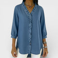 Heather | Elegant Ruffled Blouse