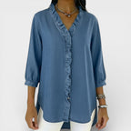 Heather | Elegant Ruffled Blouse