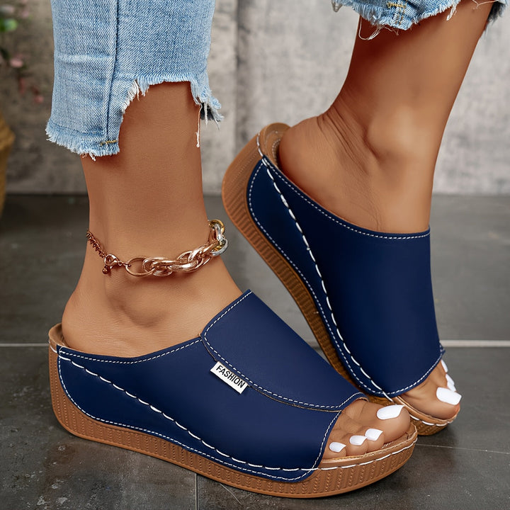 Isabelle | Comfort Wedge Mule
