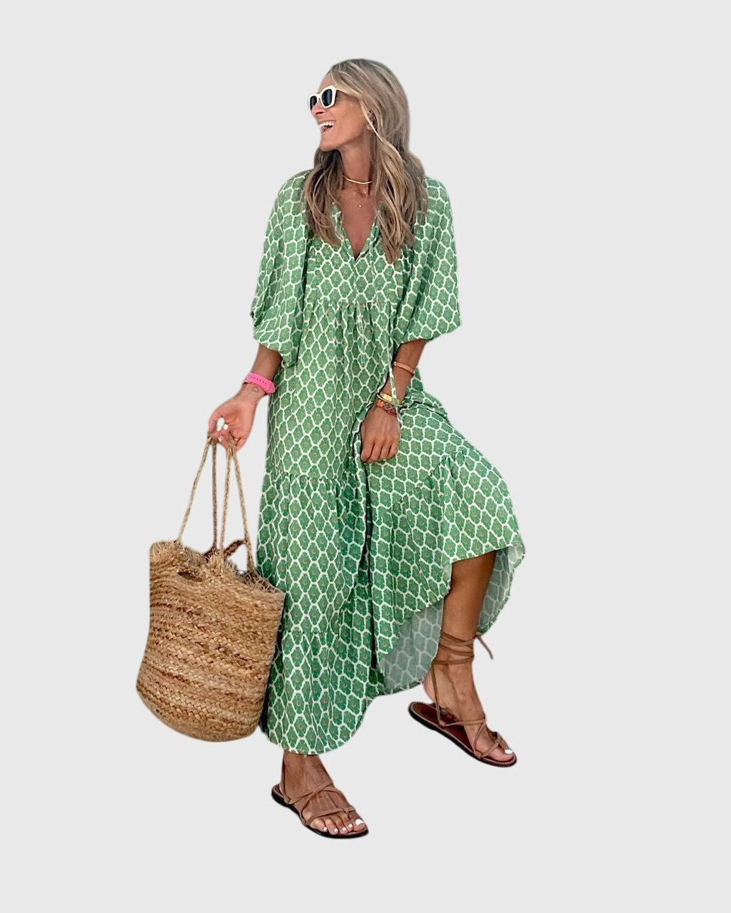 Sarah™ | Boho Maxi Dress