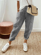 Lily | Striped Lily Trousers