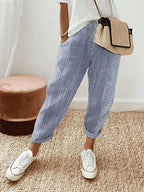 Lily | Striped Lily Trousers