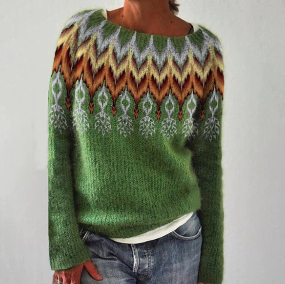 Luzia | Comfortable Retro Jumper