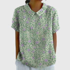 Green with Floral Print