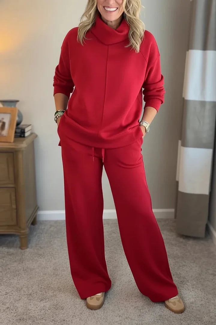 Colleen™ | Casual Roll-Neck 2 Piece