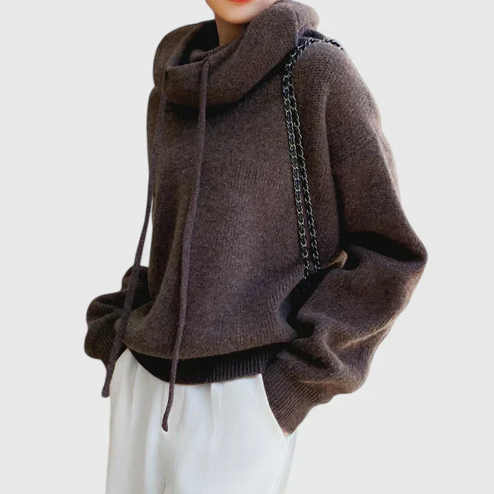 Monique | Comfortable Knit Hoodie