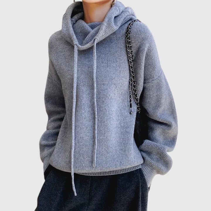 Monique | Comfortable Knit Hoodie