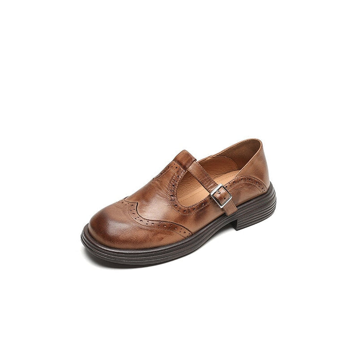 Wanda | Leather Mary Janes