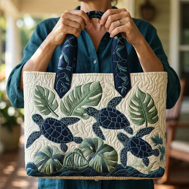 Handcrafted Bag - Elegance of the Sea Turtle