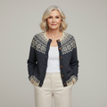 Hattie | Charcoal Nordic Knitted Cardigan