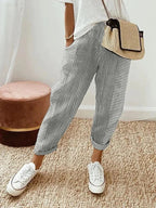 Lily | Striped Lily Trousers