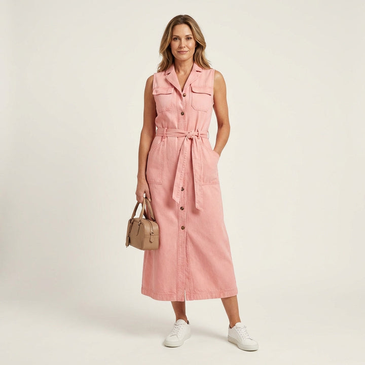 Georgina | Denim Maxi Dress