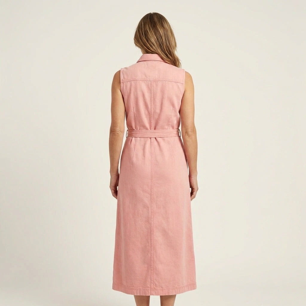 Georgina | Denim Maxi Dress