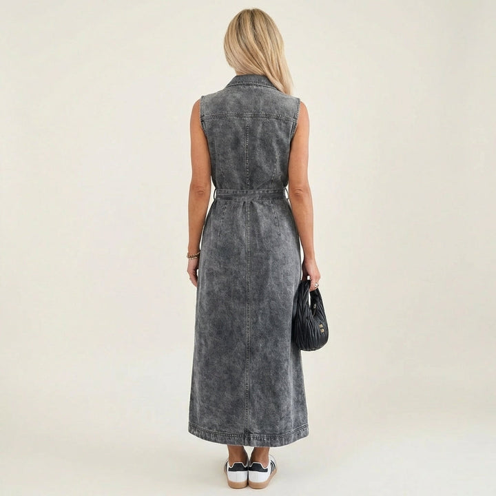 Georgina | Denim Maxi Dress