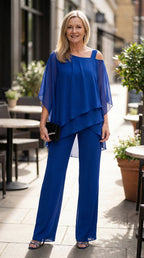 Valerie | Soft Drape Two-Piece Set – Effortless Polish, All-Day Comfort