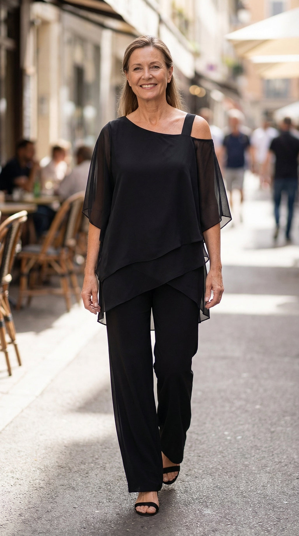 Valerie | Soft Drape Two-Piece Set – Effortless Polish, All-Day Comfort