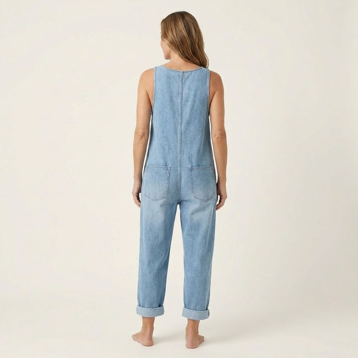 Liva | Button Strap Jumpsuit