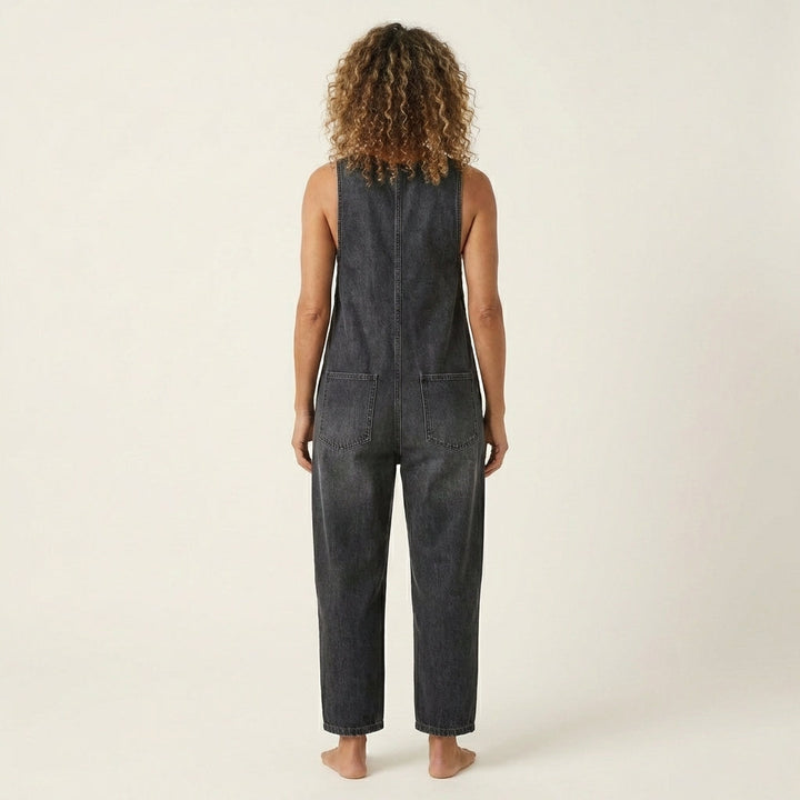 Liva | Button Strap Jumpsuit