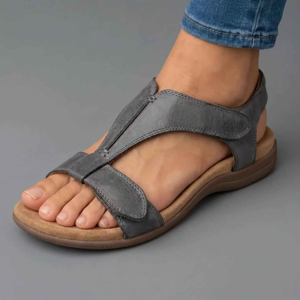 Lara | Leather Strap Sandals