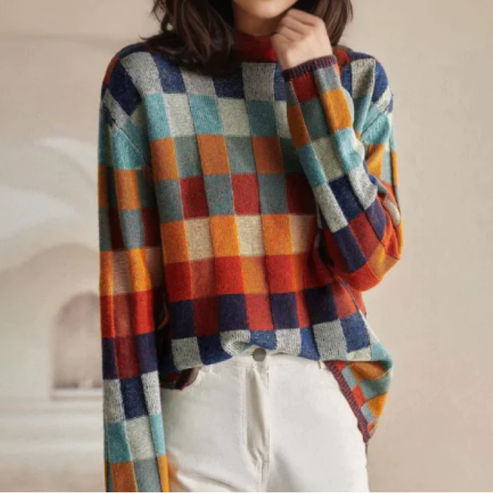 Heleen | Comfortable Retro Jumper