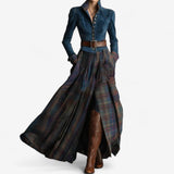 Fouziha | Elegant Belted Dress