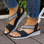 Zefira | Open Toe Flatform Sandals