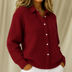 Katrina | Structured knitted jacket with Buttons