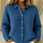 Katrina | Structured knitted jacket with Buttons
