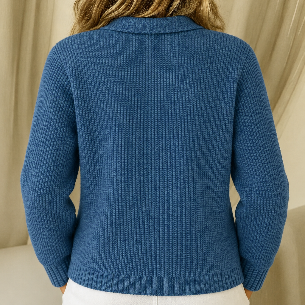 Katrina | Structured knitted jacket with Buttons