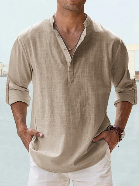 Arthur | The Collarless Shirt