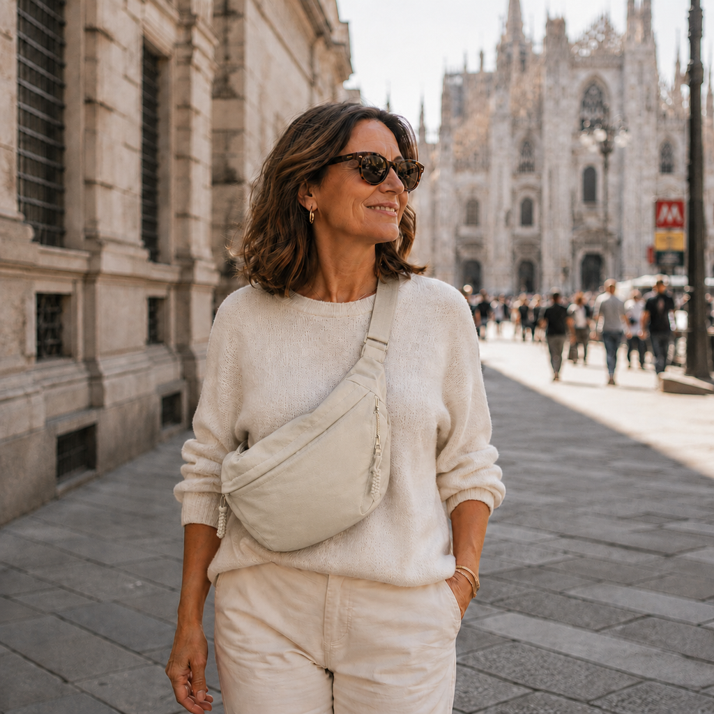 Abigail | Beige Shoulder Bag