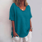 Irene | Soft Drape Everyday Top – Confidence Without Compromise