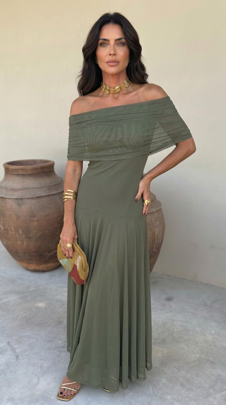 Toledo Dress in Green